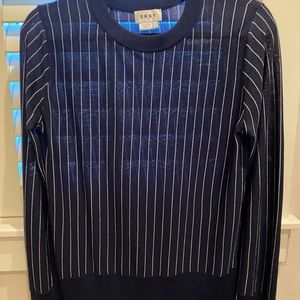 DKNY Navy Crew Neck Sweater